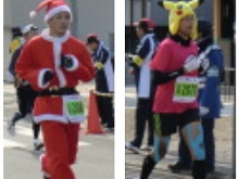 2012年12月9日　奈良マラソン２０１２仮装したランナー