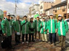 2013年12月8日　奈良マラソン２０１３ボランティアに参加の皆さん
